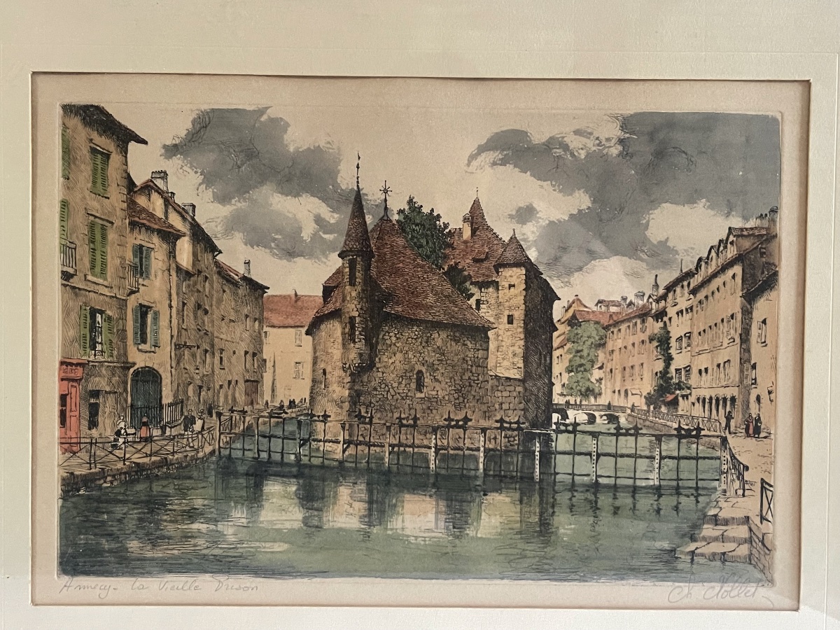 Gravure en couleur - Charles NOLLET -photo-3